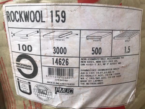 (6Mx1Mx50mm) Mineral Wool (Rock wool) Insulation Blanket with wire mesh in Nairobi Kenya