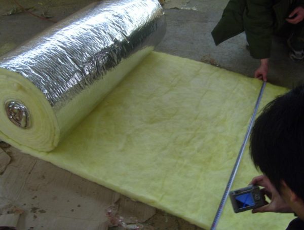 (20Mx1.2Mx50mm) Fiber Glass Wool Insulation Blankets with Aluminium Foil in Nairobi Kenya