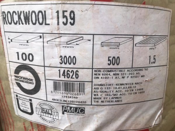 (6Mx1Mx50mm) Mineral Wool (Rock wool) Insulation Blanket with wire mesh in Nairobi Kenya