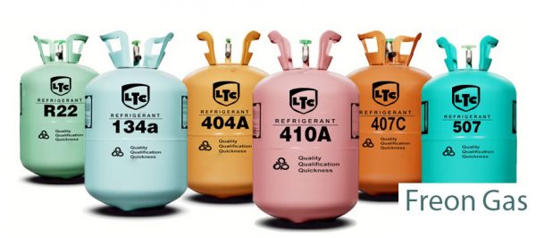 Refrigeration Freon Gases in Nairobi Kenya (R134a, R22, R404a, R407c, R410a, R11)