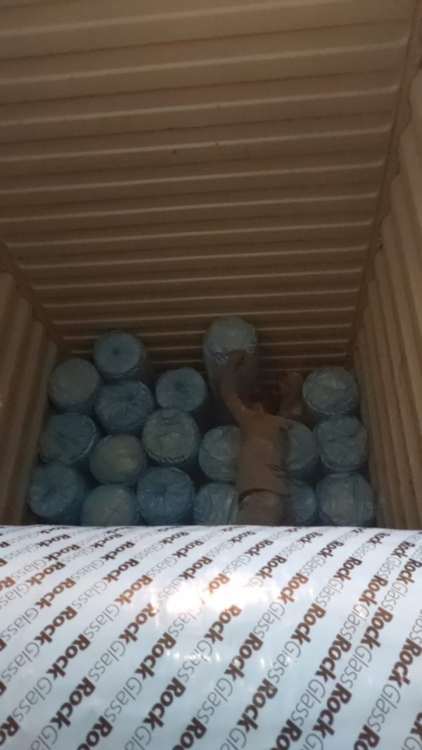 Fiberglass (Glasswool) Insulation Blankets 20Mx1.2Mx50mm with foil in Nairobi Kenya