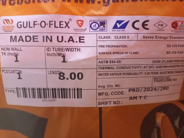 Armaflex Insulation Sheet/Roll (Plain) 8mx1mx25mm(1") IN NAIROBI, KENYA +254 722 401 175