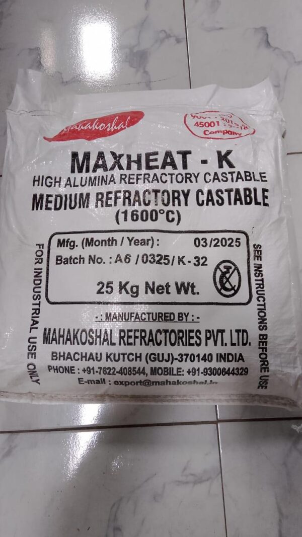 refractory castable Maxheat K