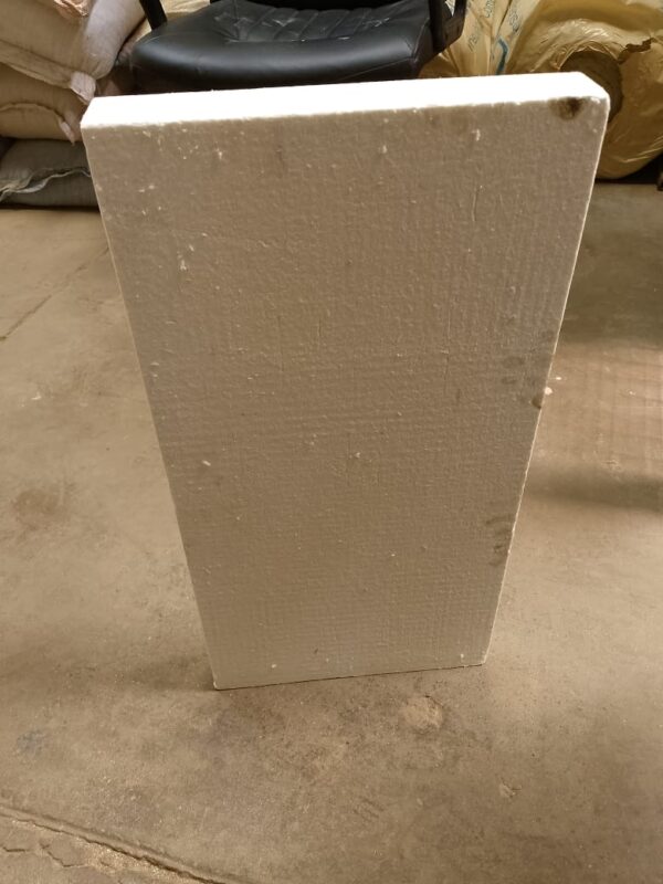 Ceramic Fiber Board – 600mm x 300mm x 50mm | High-Temperature Rigid Insulation.