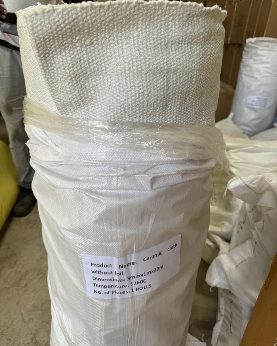 Ceramic Fiber Cloth Plain