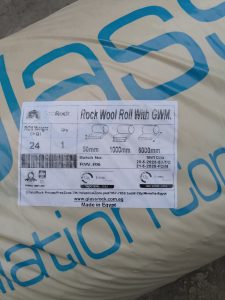 Rockwool Roll with Wire Mesh