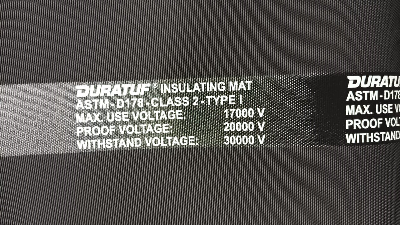 Insulation rubber mat class 2