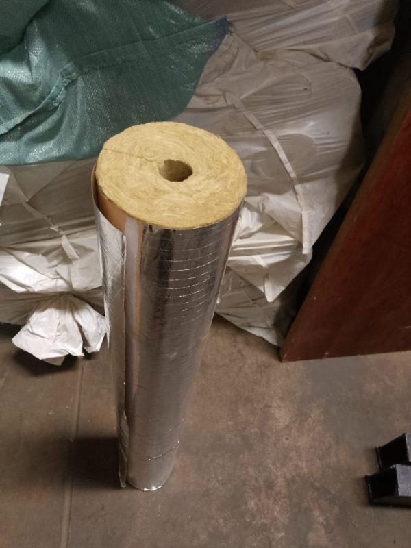Preformed rockwool pipes