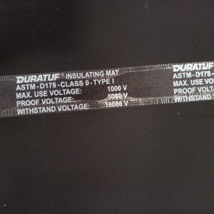 High Voltage Class 0 Mats