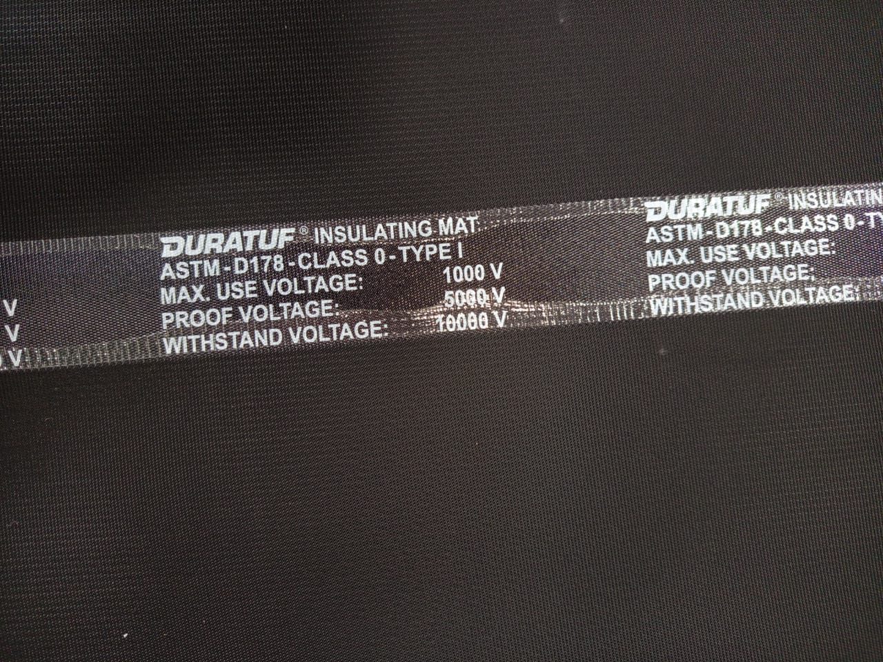 High Voltage Class 0 Mats